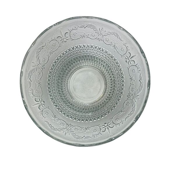 Vintage Kig Malaysia Fleur de Lis Punch Bowl - Picture 4 of 7